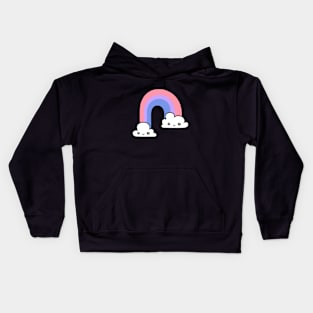 Happy Bi Rainbow Kids Hoodie